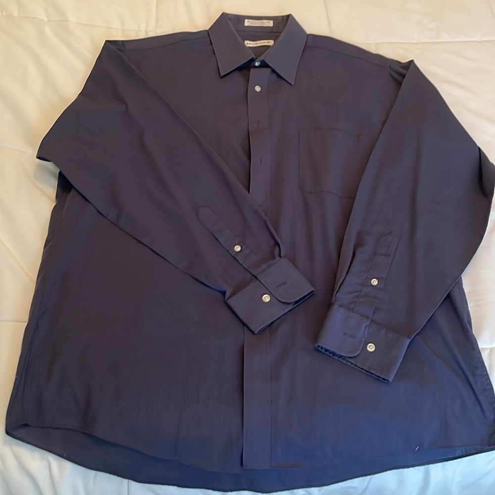 Pierre Cardin - Blue Dress Shirt Classic Style